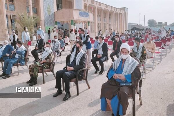 مراسم 13 آبان در دبیرستان قدس  شهرستان حمیدیه