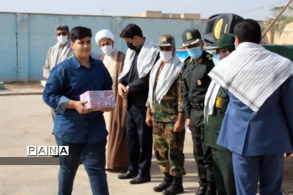 مراسم 13 آبان در دبیرستان قدس  شهرستان حمیدیه