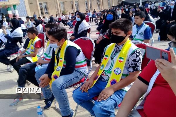 مراسم 13 آبان در دبیرستان قدس  شهرستان حمیدیه