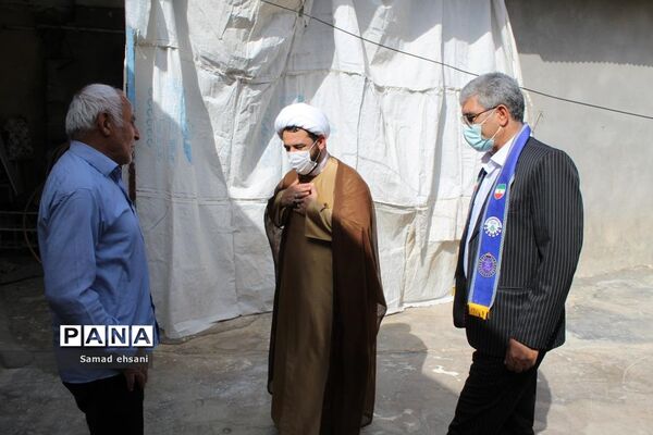 دیدار رئیس سازمان دانش‌آموزی کهگیلویه و بویراحمد با خانواده شهدای دانش‌آموز دهدشت