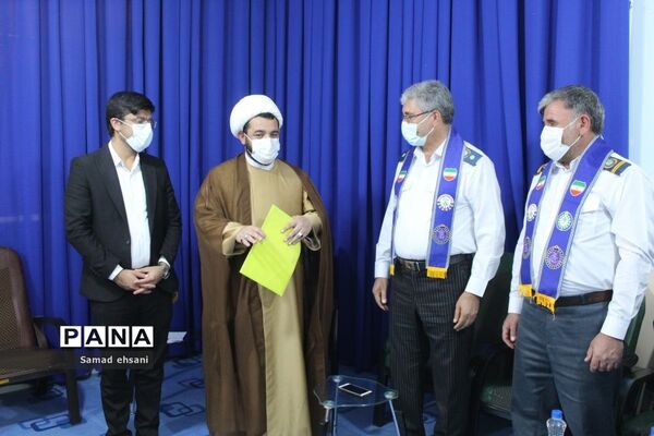 دیدار رئیس سازمان دانش‌آموزی کهگیلویه و بویراحمد با امام جمعه دهدشت