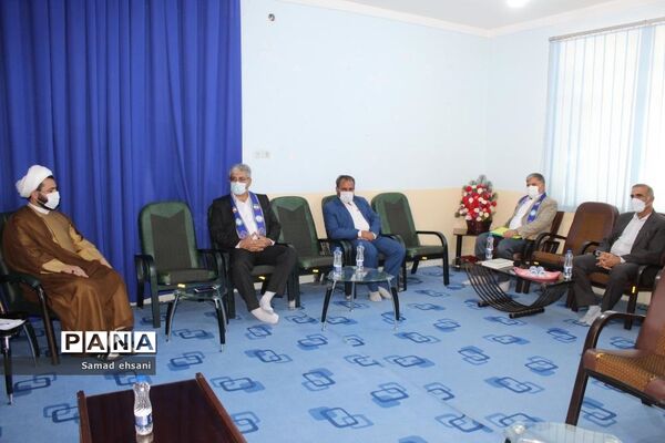 دیدار رئیس سازمان دانش‌آموزی کهگیلویه و بویراحمد با امام جمعه دهدشت
