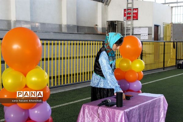 گرامیداشت هفته ملی مازندران به همت دانش‌آموزان دبیرستان مائده گلوگاه