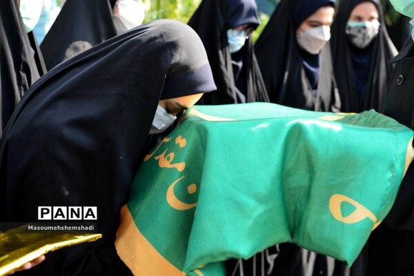 بزرگداشت مقام حضرت عبدالعظیم حسنی در هنرستان آل یاسین منطقه ۱۲