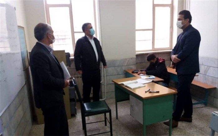 بازدید رئیس اداره آموزش و پرورش استثنایی البرز از روند بازگشایی مدارس