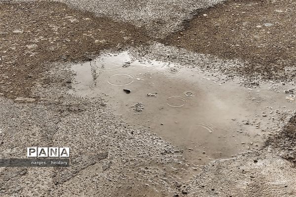 نخستین بارش پاییزی در امیدیه