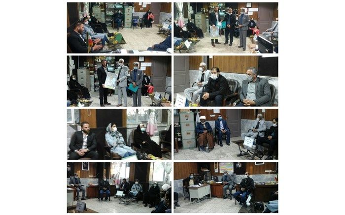 تجلیل از رییس انجمن اولیا و مربیان دبیرستان دکتر حسابی چناران
