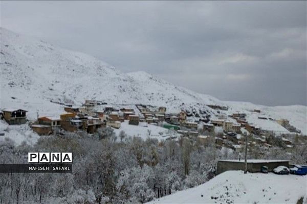 برف در  روستای انجیله
