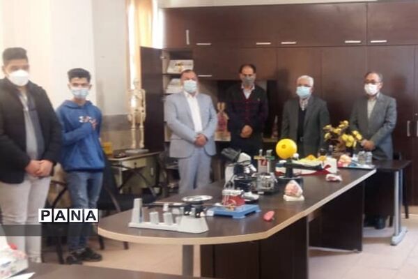 افتتاحیه آزمایشگاه مرکزی پژوهش‌سرای دکتر قریب در شهرستان پردیس