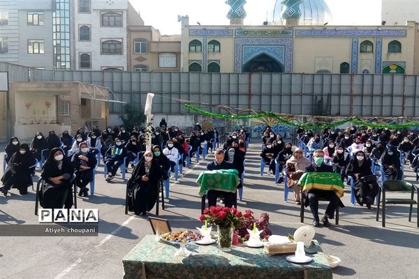 برگزاری مراسم میلاد حضرت عبدالعظیم حسنی (ع) در دبیرستان بعثت منطقه ۱۴