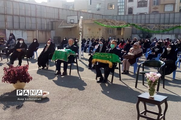 برگزاری مراسم میلاد حضرت عبدالعظیم حسنی (ع) در دبیرستان بعثت منطقه ۱۴