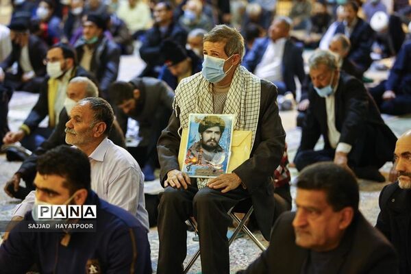 وداع با پیکر شهید فاطمه اسدی در حرم حضرت معصومه و مسجد جمکران