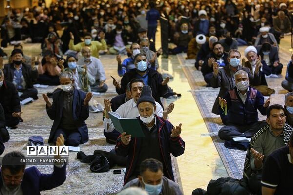 وداع با پیکر شهید فاطمه اسدی در حرم حضرت معصومه و مسجد جمکران