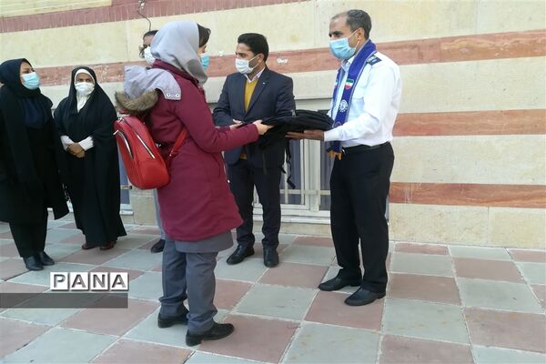 تجلیل از دانش‌آموزان دبیرستان شهید خشکباری شهرستان قدس