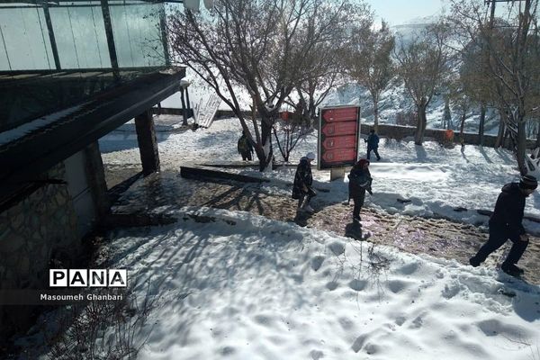 بارش برف درارتفاعات توچال