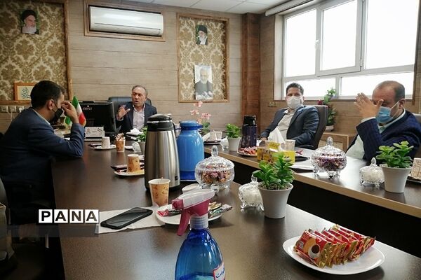 نشست خبری مدیر آموزش و پرورش شهرستان پردیس با خبرنگاران
