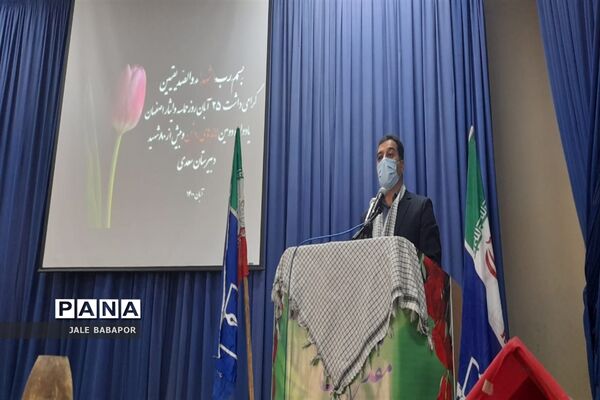 گرامیداشت روز حماسه و ایثار و دومین یادوراه ی طرح لاله های روشن دبیرستان سعدی آموزی و پرورش