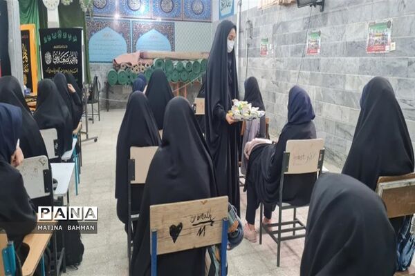 مراسم سالروز وفات کریمه اهل بیت(س) در دبیرستان امامی