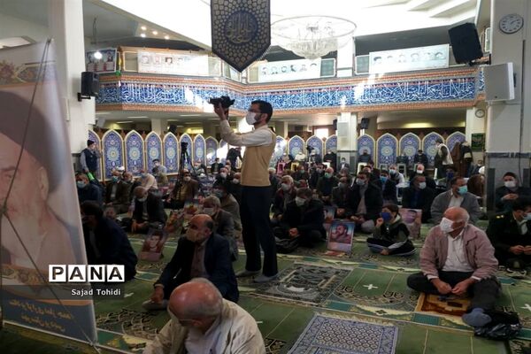 نماز جمعه در مسجد الغدیر پردیس