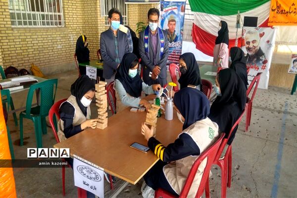 برگزاری مسابقات بازی‌های فکری سرگرمی رویش در شهرستان داراب