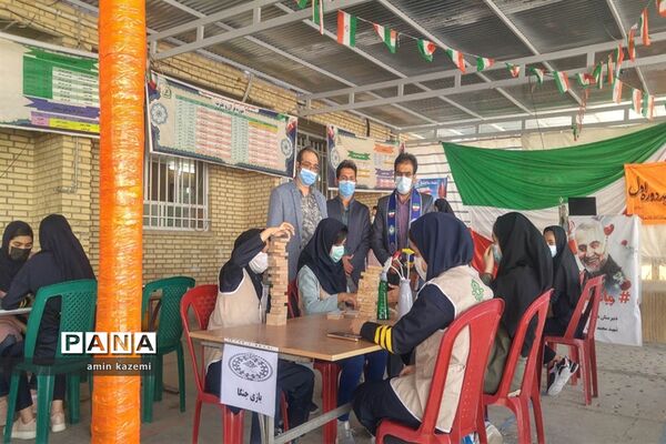 برگزاری مسابقات بازی‌های فکری سرگرمی رویش در شهرستان داراب