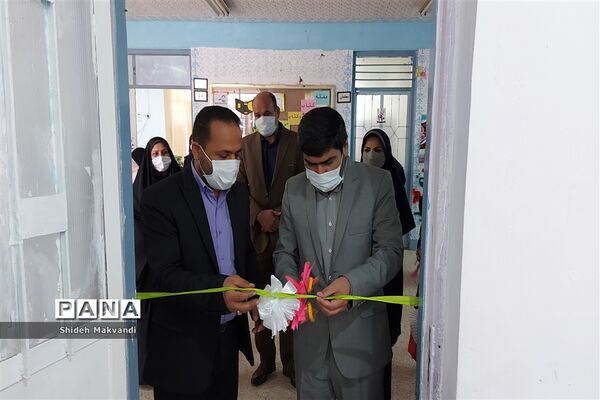 مراسم افتتاح کارگاه قصه گویی در آموزشگاه حجاب شهرستان حمیدیه