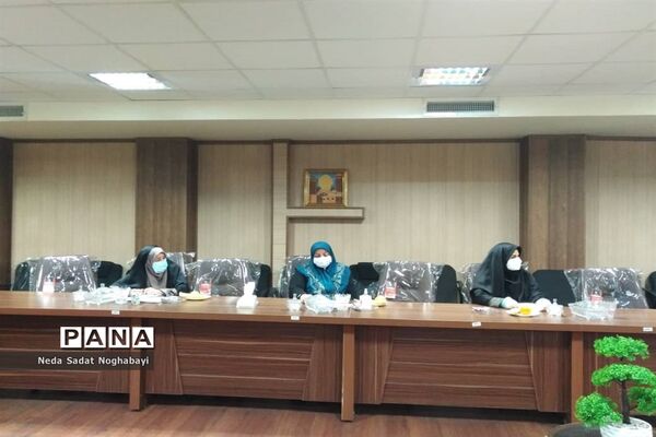 جلسه هماهنگی پایلوت کشوری مانور زلزله در دبیرستان بدری برهانی  منطقه ۸ تهران