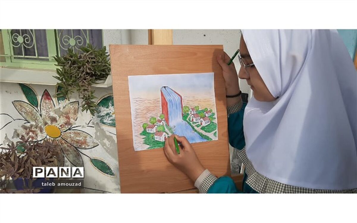 اختتامیه هفته کتابخوانی در دبستان تربیت شهرستان گلوگاه