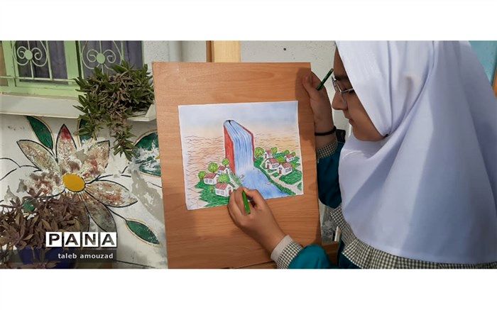 اختتامیه هفته کتابخوانی در دبستان تربیت شهرستان گلوگاه