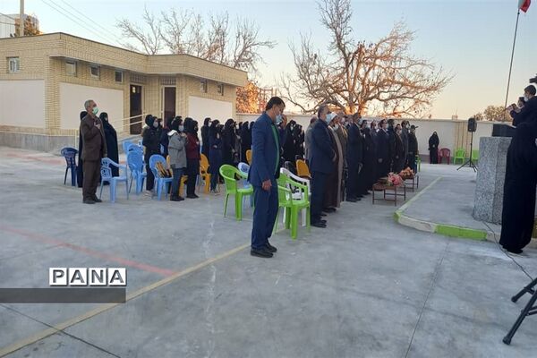 آیین افتتاح مدرسه 9 کلاسه شهرستان جاجرم