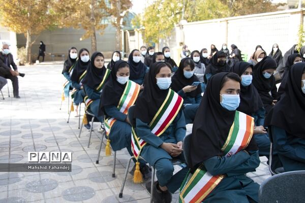 آیین بازگشایی آموزش حضوری اولین هنرستان کشاورزی شبانه‌روزی دخترانه در شیراز