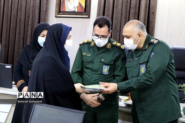 مراسم تجلیل از فرهنگیان بسیجی جهادگر دوران کرونا در ارومیه