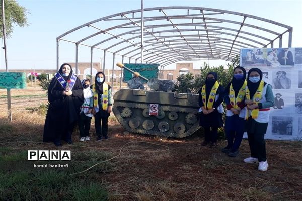 غبارروبی گلزار شهدای جهاد عشایر عرب حمیدیه