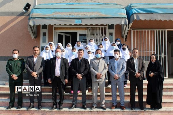 آیین بازگشایی حضوری مدارس در محمودآباد