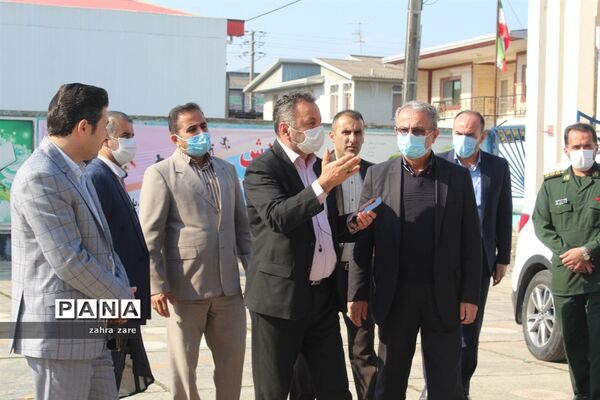 آیین بازگشایی حضوری مدارس در محمودآباد