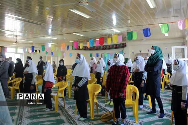 آیین بازگشایی حضوری مدارس در محمودآباد