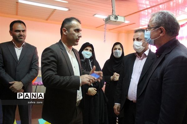 آیین بازگشایی حضوری مدارس در محمودآباد