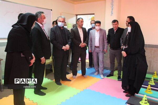 آیین بازگشایی حضوری مدارس در محمودآباد