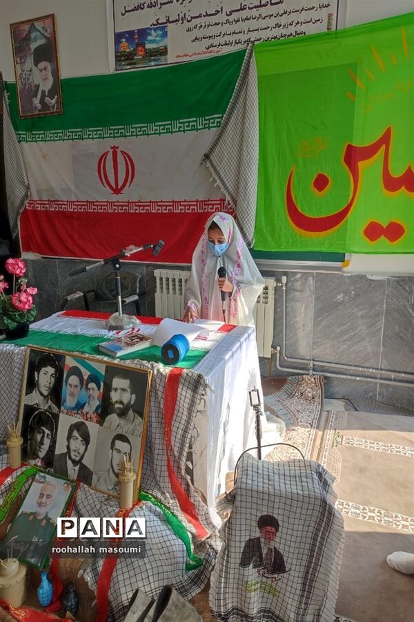 یادواره شهدای دانش‌آموز و فرهنگی در دبستان انقلاب اسلامی گلوگاه