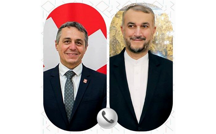 گفت‌وگوی تلفنی وزرای امور خارجه جمهوری اسلامی ایران و سوییس