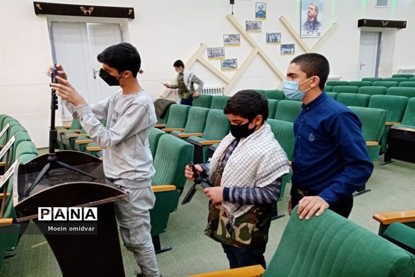مراسم ویژه هفته بسیج در کانون لقمان کاشمر