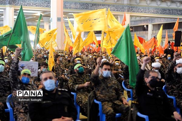 تجمع بزرگ 5 هزار نفری  بسیجیان