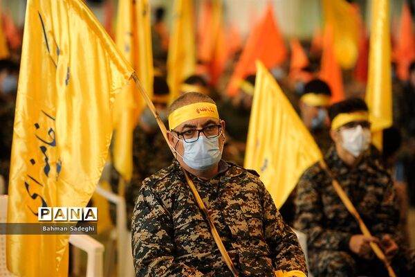 تجمع بزرگ 5 هزار نفری  بسیجیان