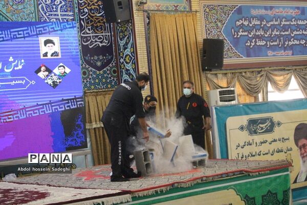 نمایش اقتدار بسیج استان بوشهر