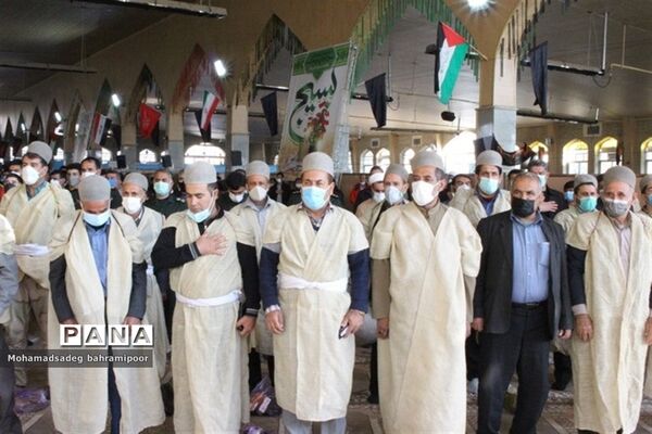 تجمع بزرگ بسیجیان کهگیلویه و بویراحمد همزمان با سراسر کشور