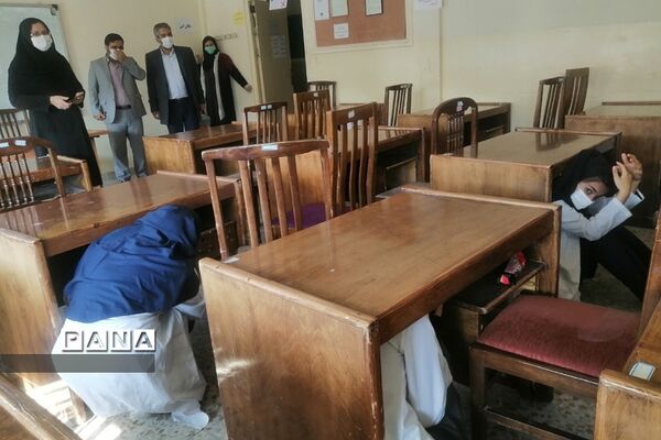 مانور زلزله همزمان با سراسر کشور در پردیس