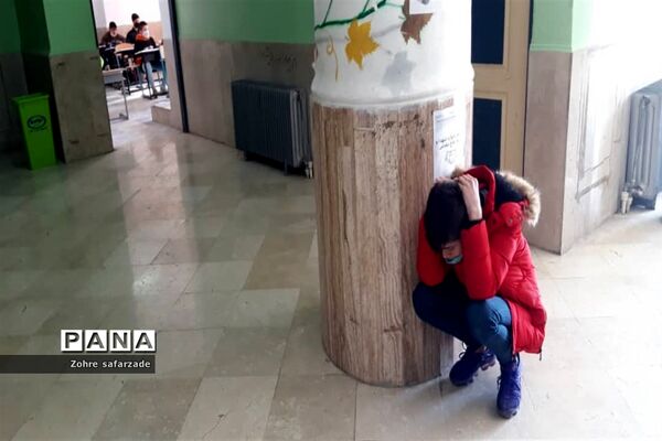 برگزاری مانورسراسری زلزله درمدارس رودهن