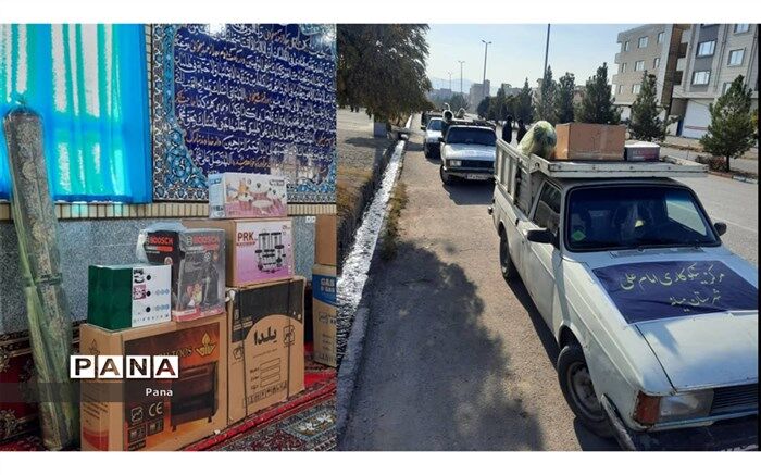اهدای ۲۰ سری جهیزیه به نوعروسان توسط کانون خدمت رضوی در میانه
