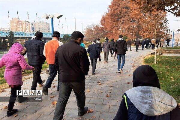 همایش پیاده‌روی فرهنگیان بسیجی به‌مناسبت هفته بسیج