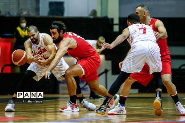 دیدار تیم‌های بسکتبال ایران و بحرین